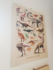 poster dinosauri bambino