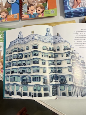 Libro arte gaudì per bambini Parc Guell